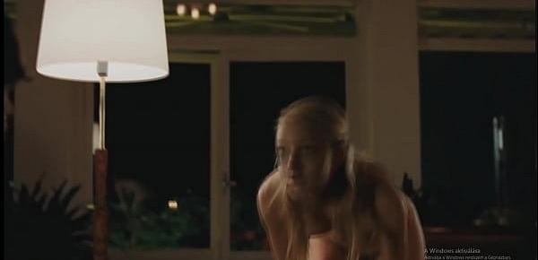  Blond chick gives a BJ in movie